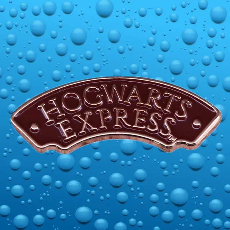 HP Wizarding World Поттер фанаты Экспресс-поезд Платформа 9 3/4 значок брошь | Украшения и