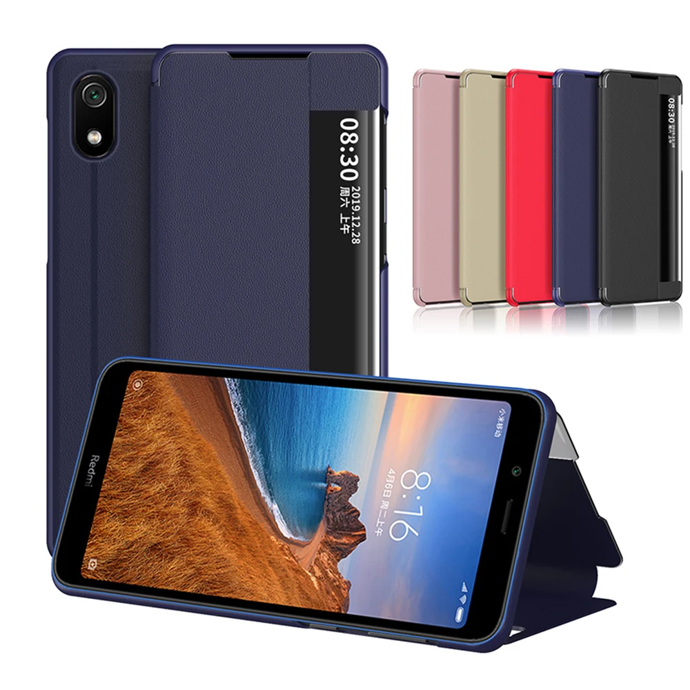 Умный кожаный чехол-книжка для Xiaomi Redmi Примечание 8 7 6 5 K20 Pro 8A 7A Mi 9T A3 CC9E CC9 Note8 Note8T K 20