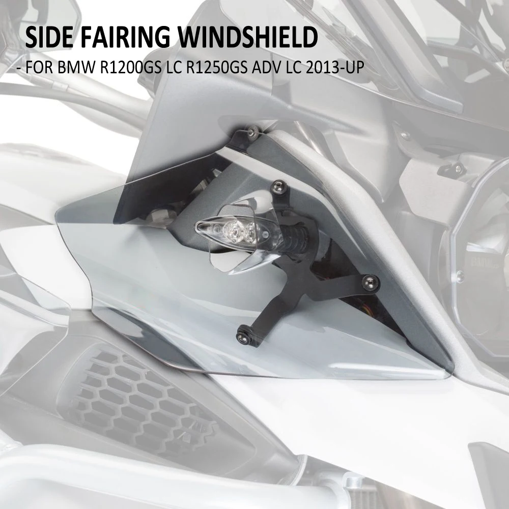 Moto lato superiore deflettore vento coppia carenatura parabrezza parabrezza paramano per BMW R1200GS R1250GS R 1200 1250 GS