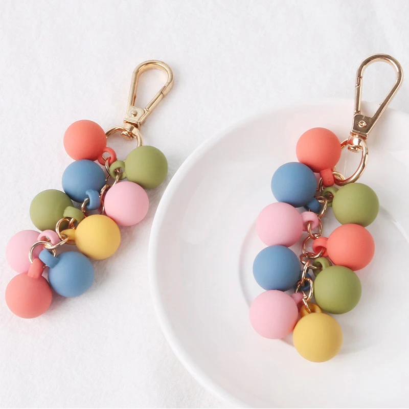 Красочные конфеты шар брелок Творческий Смола кулон милые женщины девушки