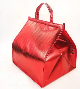 red 16 inch " 8" 1" 12" 1" Торт Пицца охладитель сумки Ланч-бокс для пикника изолированные крутые сумки ледяной пакет термо портативный изоляционные сумки - Цвет: red 16 inch