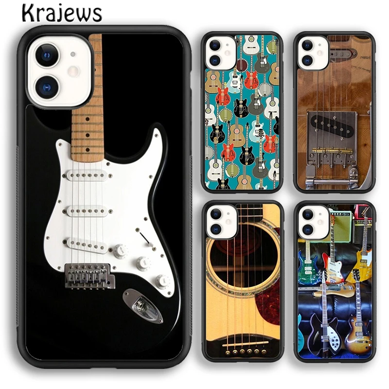 Krajews гитара электрическая акустическая Инс Чехол для мобильного телефона iPhone 5s 6s