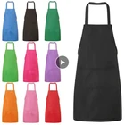 Кухонный Фартук бариста бармена шеф-повара барбекю парикмахерский кухонный фартук униформа для кейтеринга комбинезоны против грязи кухонные аксессуары