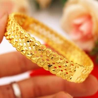 women bracelets boho vintage 24k gold geometric carved hollow wealth totem bracelet jewelly beach 2020 fashion wedding jewelry