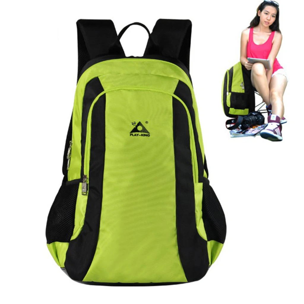 

47L Lightweight Outdoor Travel Backpack with Back Built-in Folding Chair Mountaineering Backpack for Hiking Camping