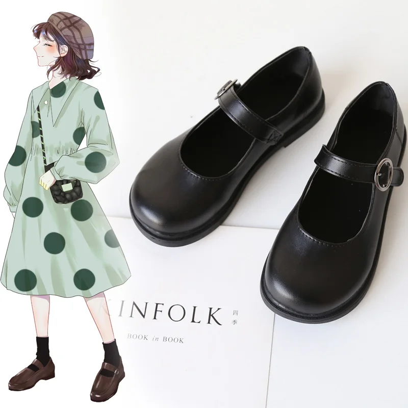 Униформа Jk Женская обувь в британском и ретро стиле Корейская версия дикой