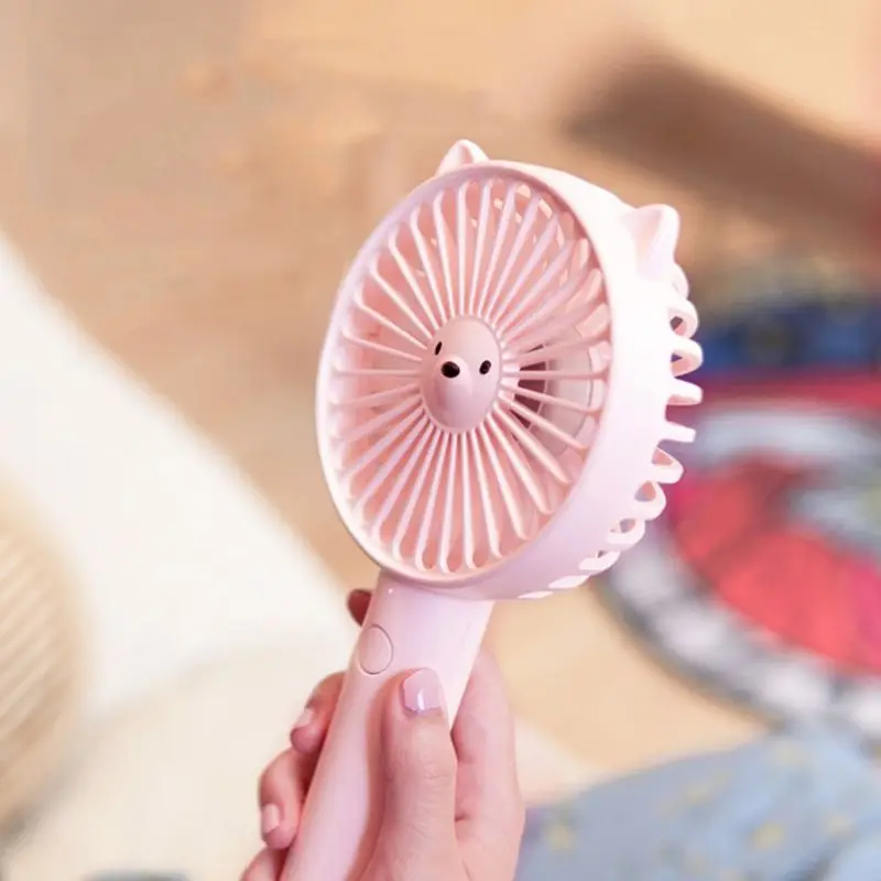 

Mini USB Fan Portable Handheld Rechargeable Handy Air Cooling Fan For Outdoor Home L69D