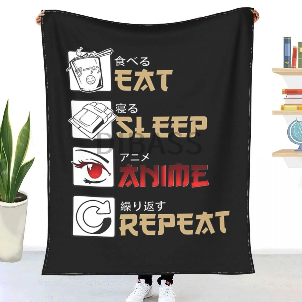 

Anime Manga Anime Poster Throw Blanket 3D Printed Flannel Throw Blankets