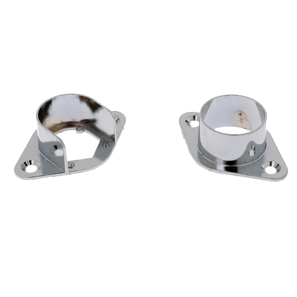 

25mm Diameter Recess Bracket Curtain Rail Support Curtain Pole Bracket -2Pcs