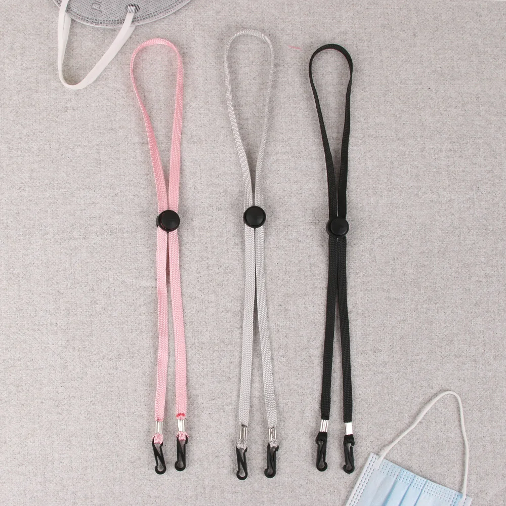 

5 Pieces Adjustable Hat Chin Cord Removable Hat Chin Strap For Fishing Golfing Boating Sailing Hiking With Loaded Stop Cord Lock