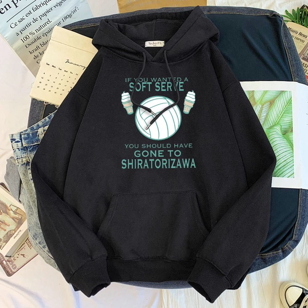 

Толстовки с рисунком женского волейбола и Eis, толстовка с рисунком из мультфильма, милые толстовки