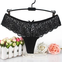womens sexy lace thong pants breathable briefs comfortable and breathable underwear lace hem bow underwear t pants a19225