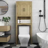 bathroom cabinet space saving toilet furniture wooden cupboard shelf cosmetictowelsundries storage rack bathroom furniture