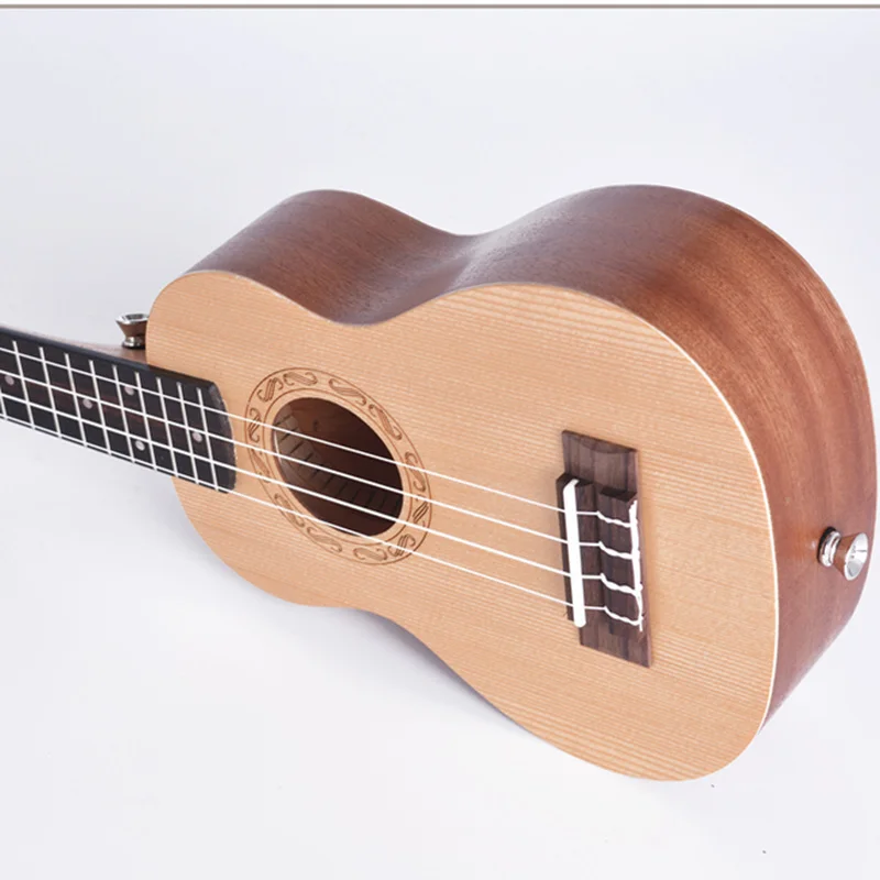 Укулеле 21 24 дюймовые электрические мини гитары из ели концертные акустические 4