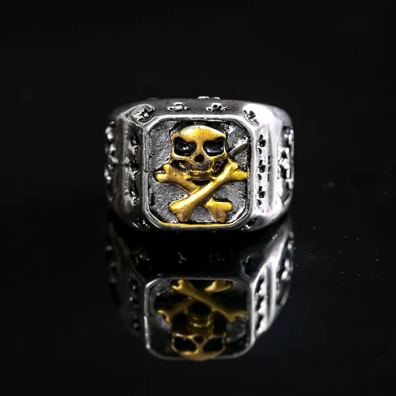 

New Fashion Hot Sale Skull Ring jewelry Men's Ring Europe And The United States Wild Creative Skull jewelry