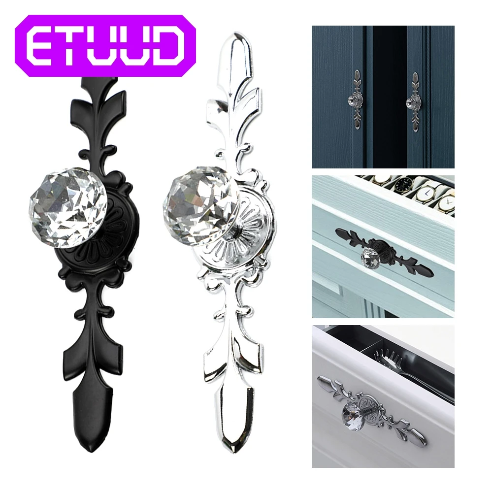 Роскошные ручки со стразами и кристаллами для коробки обуви шкафа двери ящика