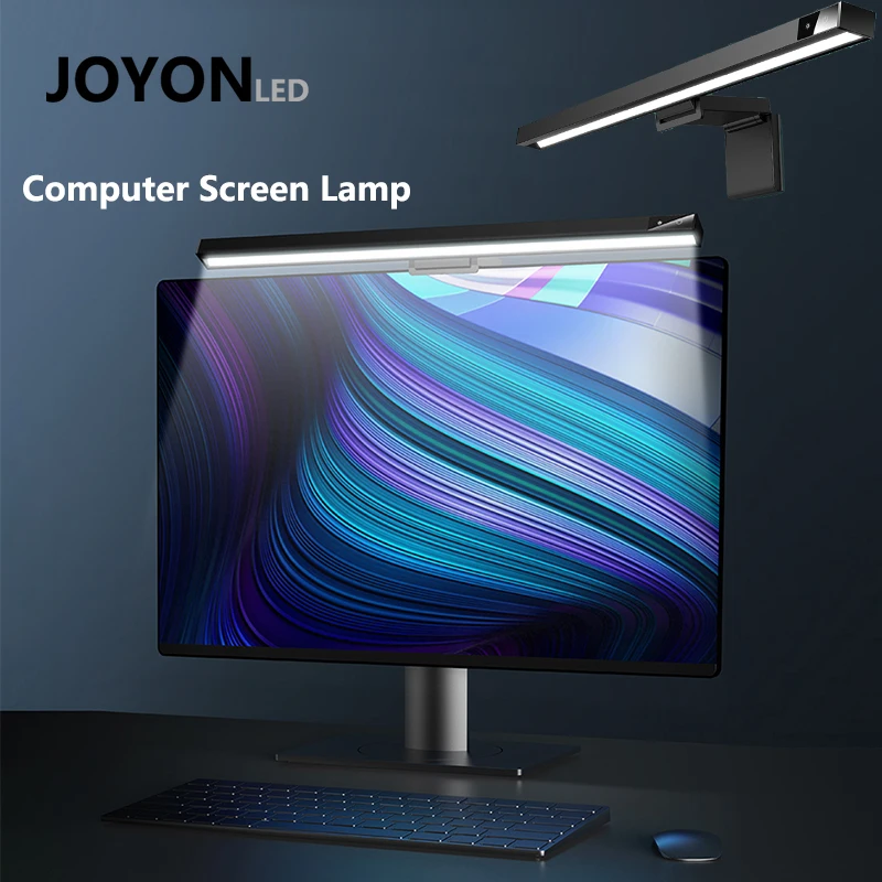 

Screen Hanging Light Stepless Dimming Touch LED Desk Lamp Eye-Care For Game Computer PC Monitor Reading USB Powered Lamp