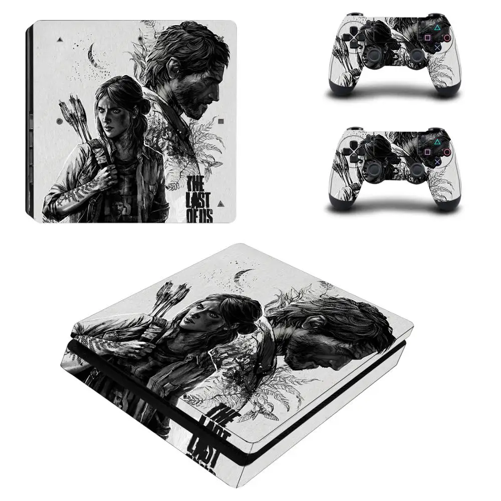 Последняя из США PS4 тонкая защитная оболочка Виниловая наклейка для консоли и