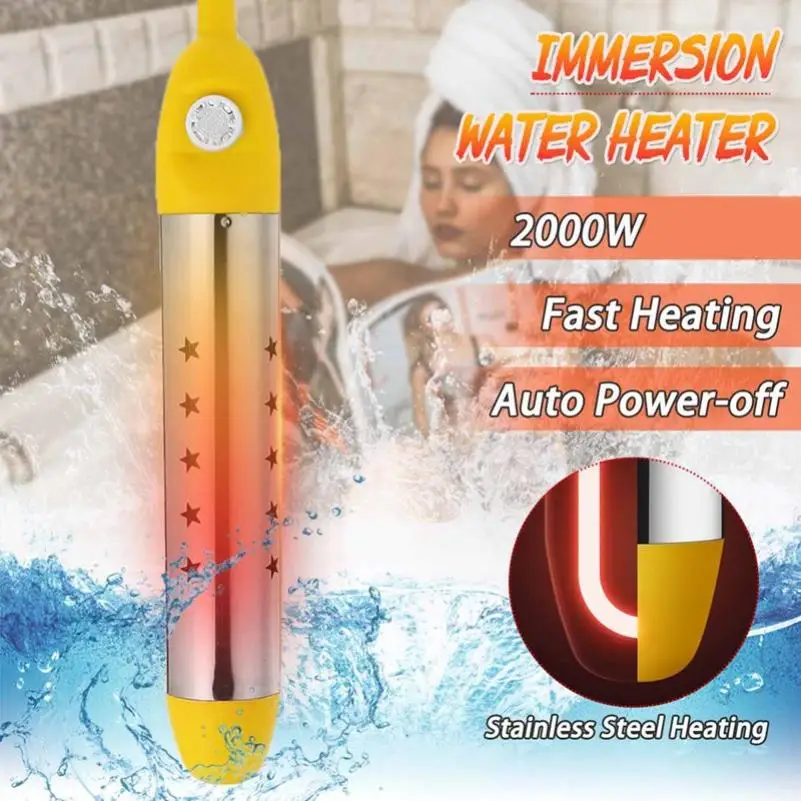 

Hot water heater with automatic power-off, stainless steel heating rod, European standard hot water heater