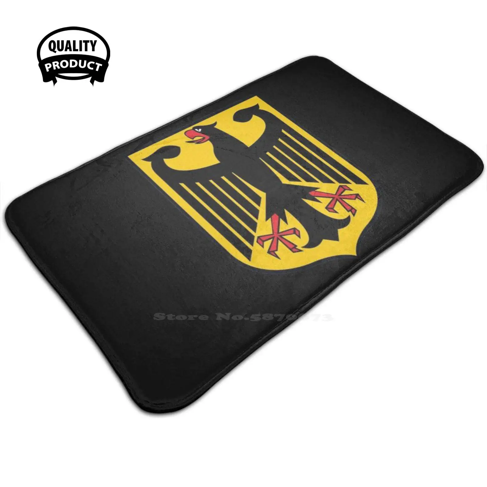 Германский Орел Коврик для двери коврик ног домашний Немецкий флаг Европейский