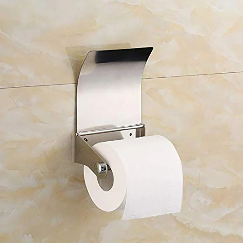 Современный покрытый серебром держатель в туалет коробка ткань для ванной ролл
