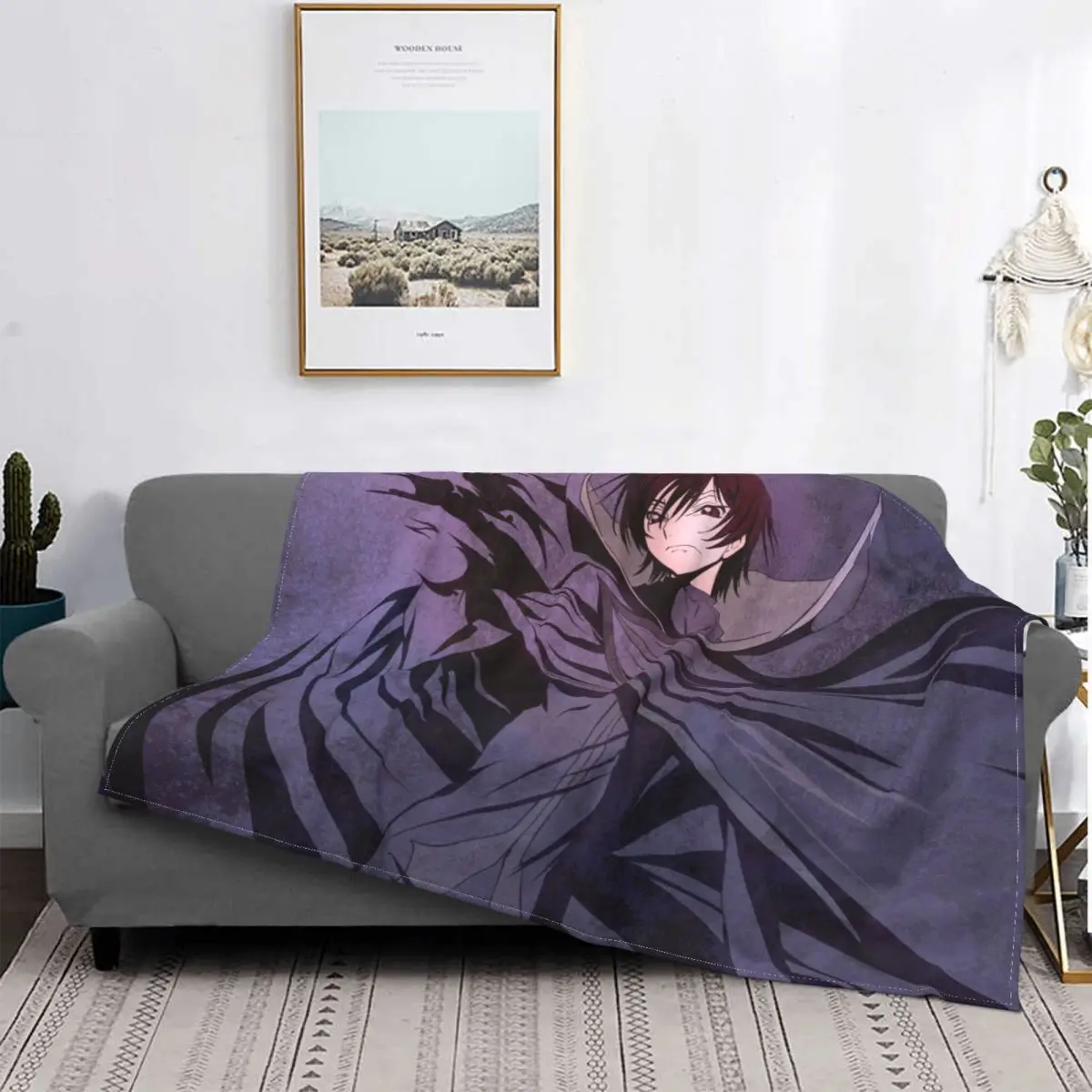 

Code Geass Lelouch of The Rebellion Cc Machine War Anime Blankets Coral Fleece Plush Decoration Bedroom Bedding Couch Bedspread