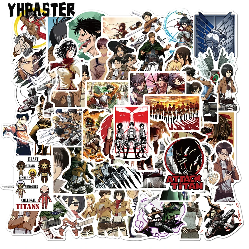 48 шт./компл. Одна деталь наклейки аниме для ноутбука Чемодан телефона на мотоцикл