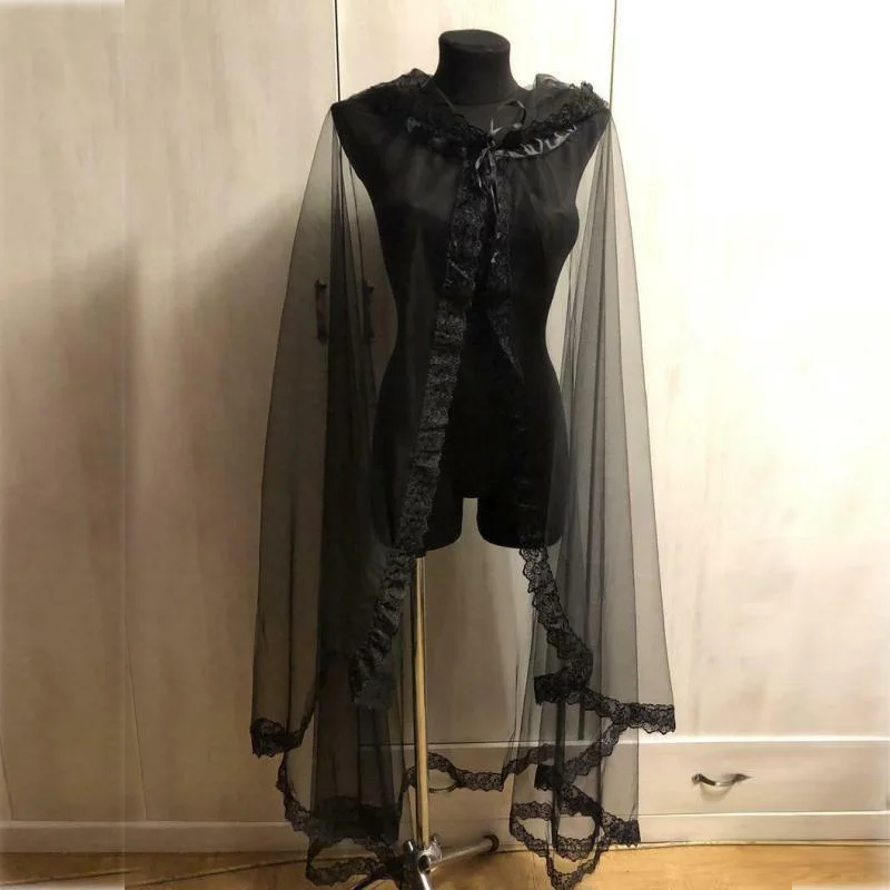 Черные кружевные Болеро накидки для женщин Свадебный накидка платья вечернее