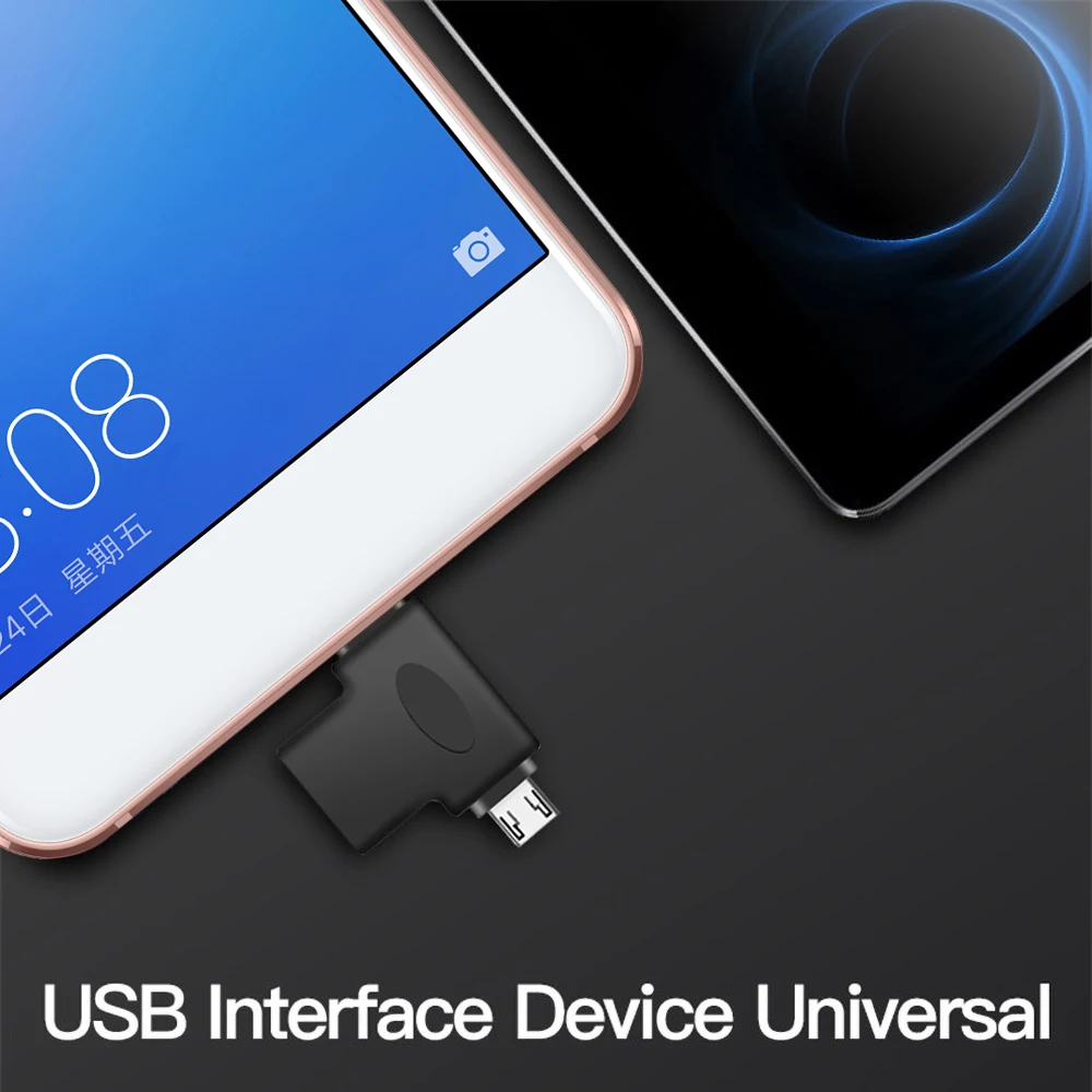 Лидер продаж адаптер OTG для телефона 2 в 1 преобразователь Micro USB Type C 3 0 кабель