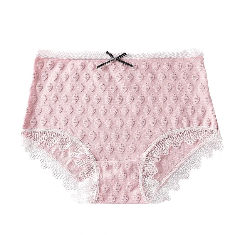 3 шт. 100% нижнее белье из чистого хлопка женские трусики со средней посадкой