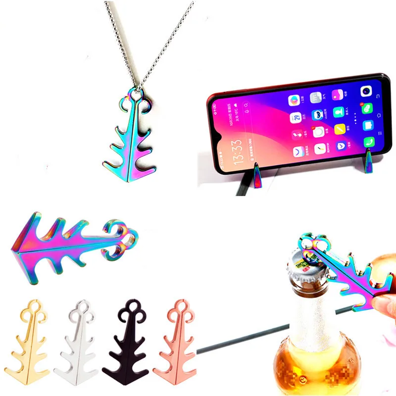 

Портативная многофункциональная открывалка для бутылок, настенный крючок, держатель для телефона, магнитный крючок, подарки для путешеств...