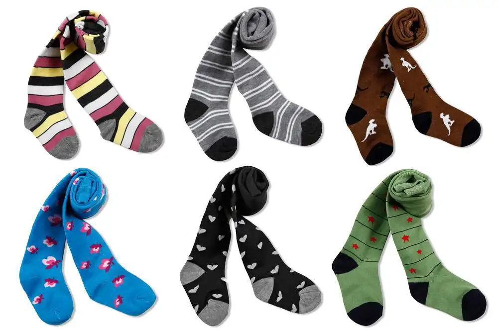 Детские трикотажные колготки для мальчиков и девочек 3 шт./лот теплые чулки