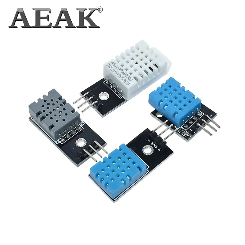 AEAK 1 шт. DHT11 DHT22 DHT-11 DHT-22 AM2320 MW33 цифровой датчик температуры и влажности с кабелем для Arduino