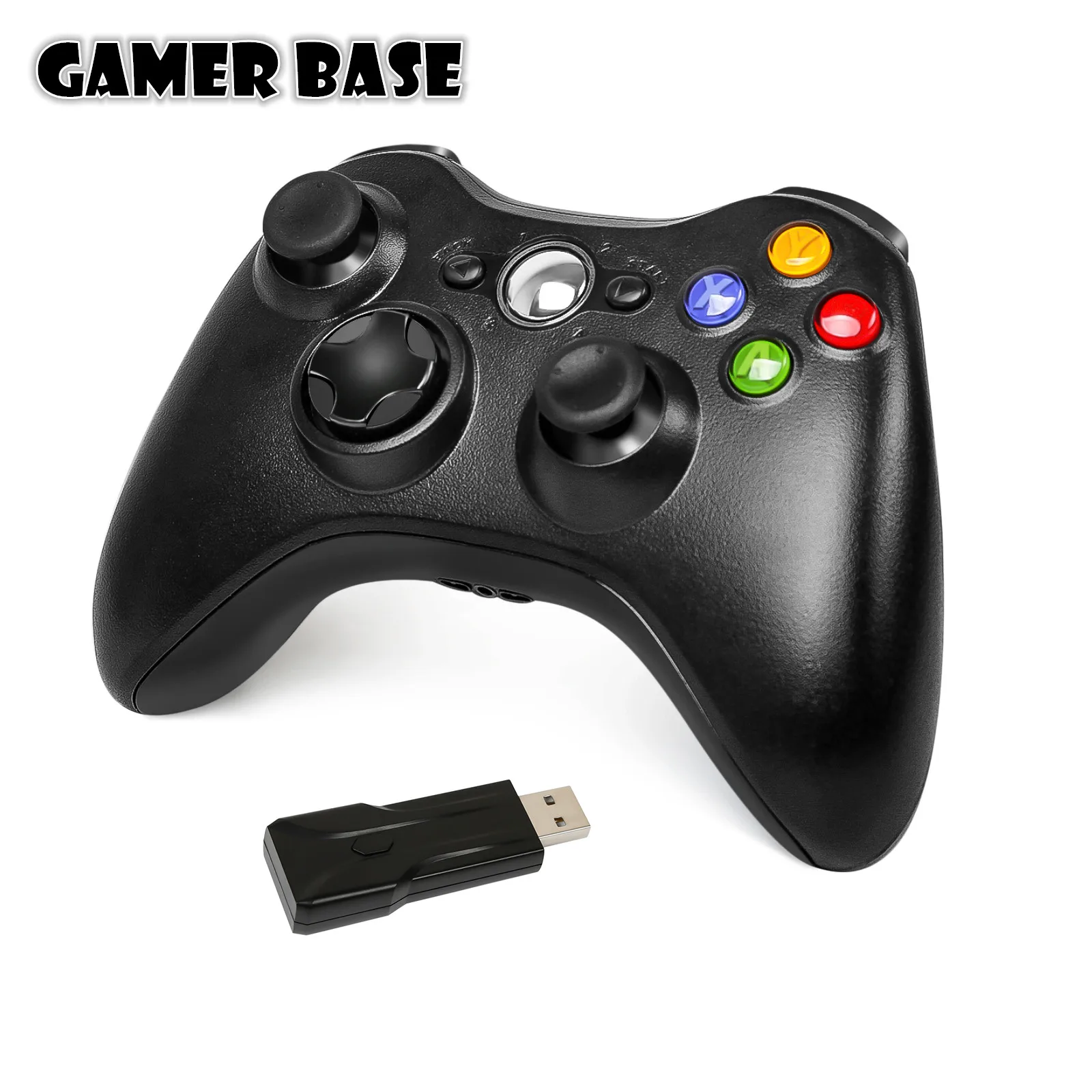 Геймпад беспроводной для Microsoft Xbox 360 и ПК (Windows 10/8 1/8/7) с эргономичным беспроводным