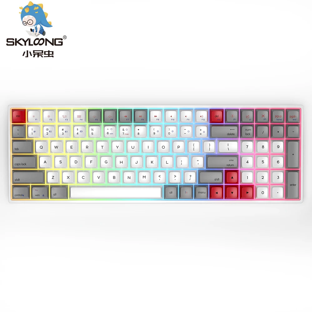 

SKYLOONG SK96s Wireless Bluetooth Optical Switch Keyboard PBT Backlit Keycaps Gamer Accessories For Tablet/Laptop/Desktop