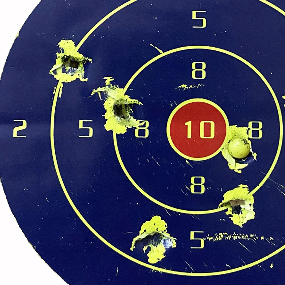 4" 200Pcs/Roll Blue Targets for Shooting 4 Inch Reactive Target Stickers Self Adhesive BB Gun Pellet Airsoft Rifle - купить по