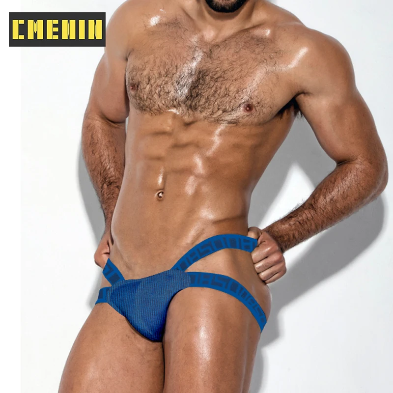 

Мужские трусы стринги из хлопка, желтые дышащие трусы-джоки с U-образным мешочком, сексуальное нижнее белье для мужчин, гей-трусы, танга BS3126,