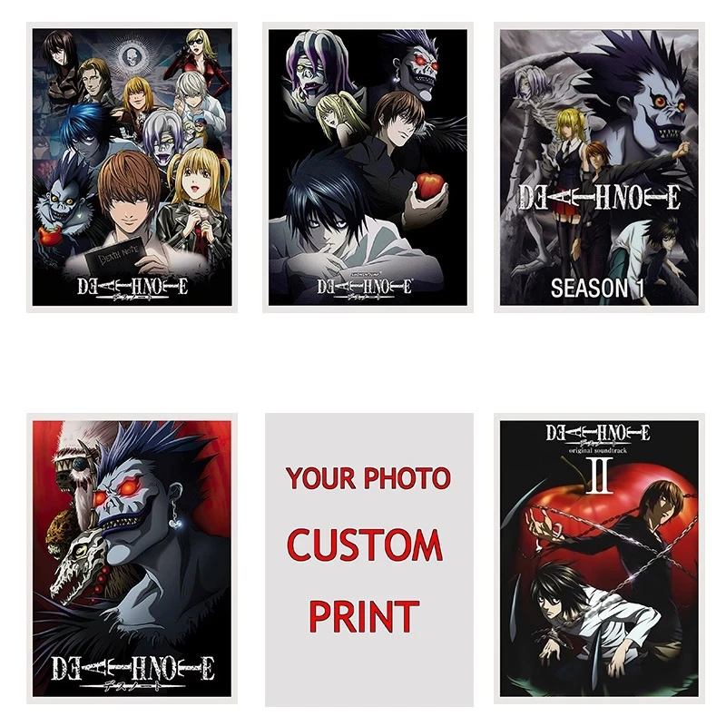 

Death Note Canvas HD Prints Painting Japanese Anime Wall Art Poster Modern No Frame Home Decor Modular Pictures For Living Room
