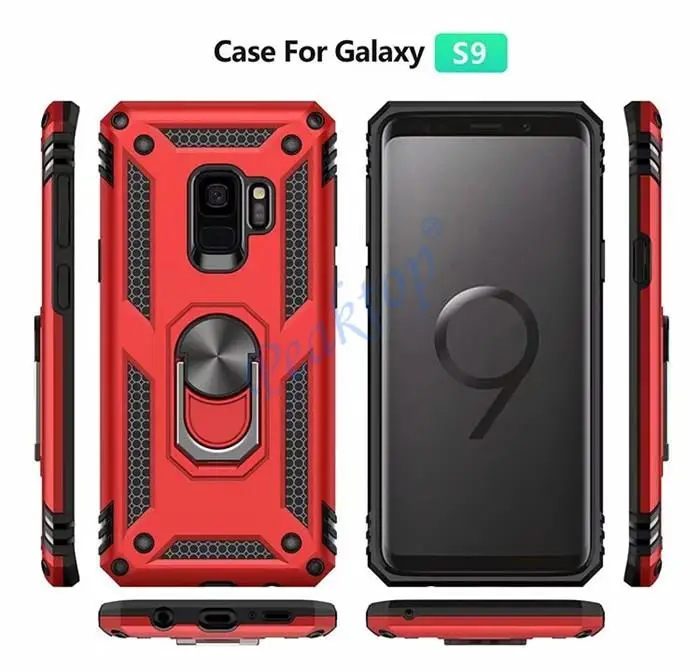 Чехол для Samsung Galaxy S8 S9 Plus роскошный автомобильный Магнитный прочный