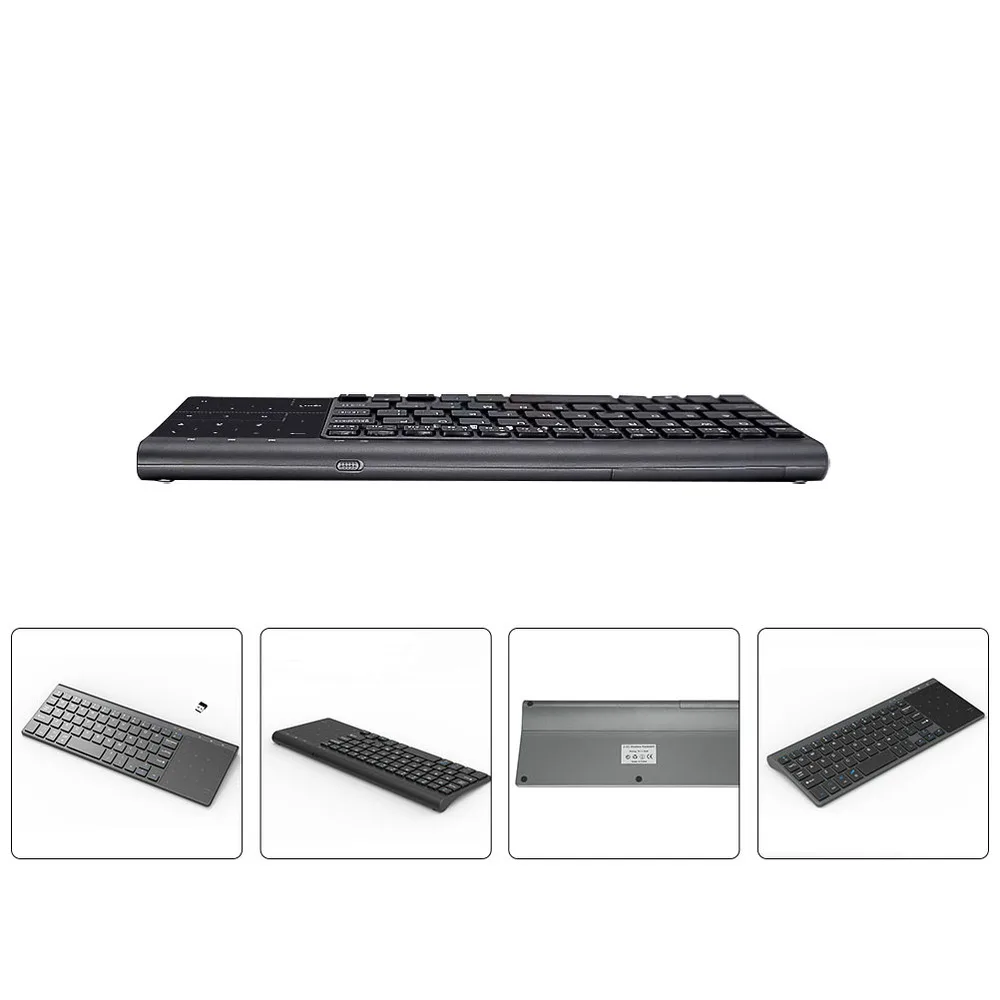 

Wireless Keyboard 2.4GHz Touchpad Laptop Computer Keyboard Accessory Battery