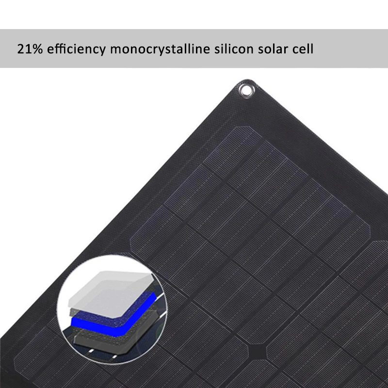 

15W Folding Solar Power Charger Panel Bag USB Output for Mobile Phone Power bank