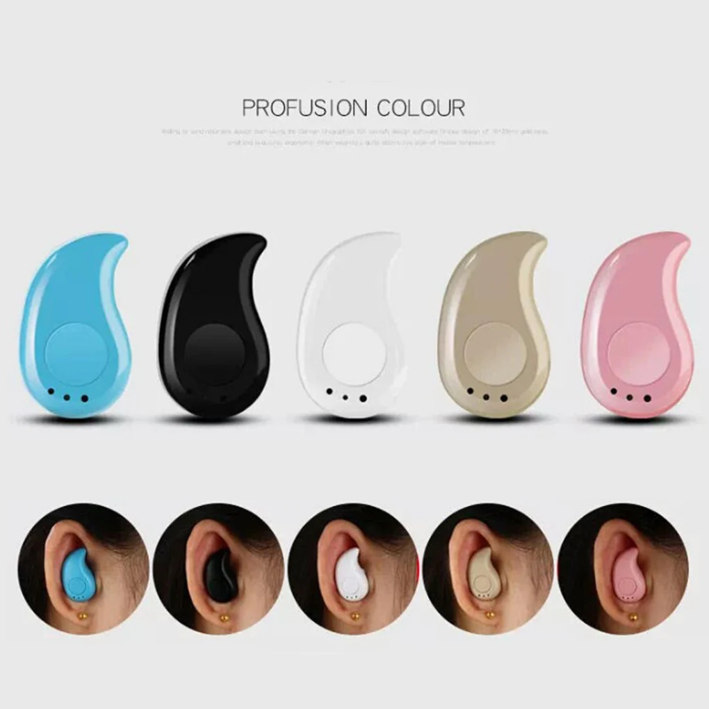 Мини-Bluetooth-совместимая гарнитура S530 беспроводные наушники невидимые спортивные