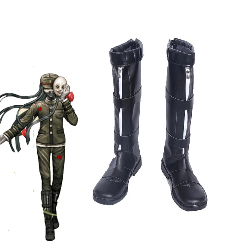 Обувь для косплея японской игры Danganronpa V3 Korekiyo Shinguji; карнавальные аниме-ботинки на Хэллоуин; обувь для взрослых на заказ