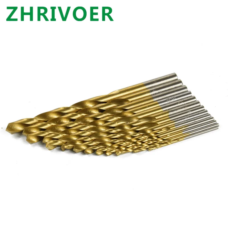 13 комплектов высокоскоростных стальных спиральных Сверл с круглым хвостовиком 1