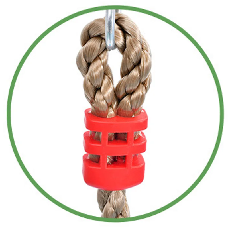 

Jungle Gym Climbing Rope With Platforms And Disc Swing Seat Fitness Swing Set Accessories Kids Swing Seat