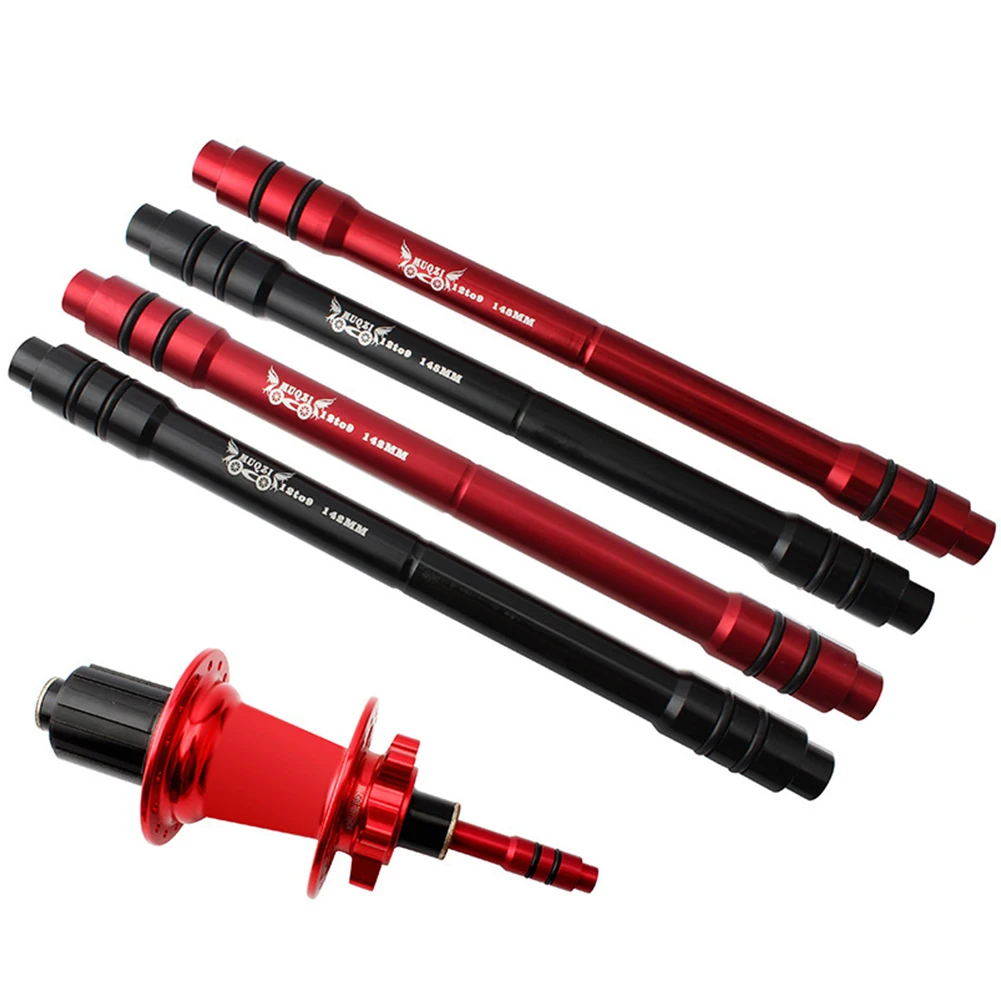 

12mm to 9mm Thru Axle Adapter MTB Bike Thru Axle Hub Quick Release 135mm Bicycle Front Wheel Hub Adapter Bicycle Parts Accessory