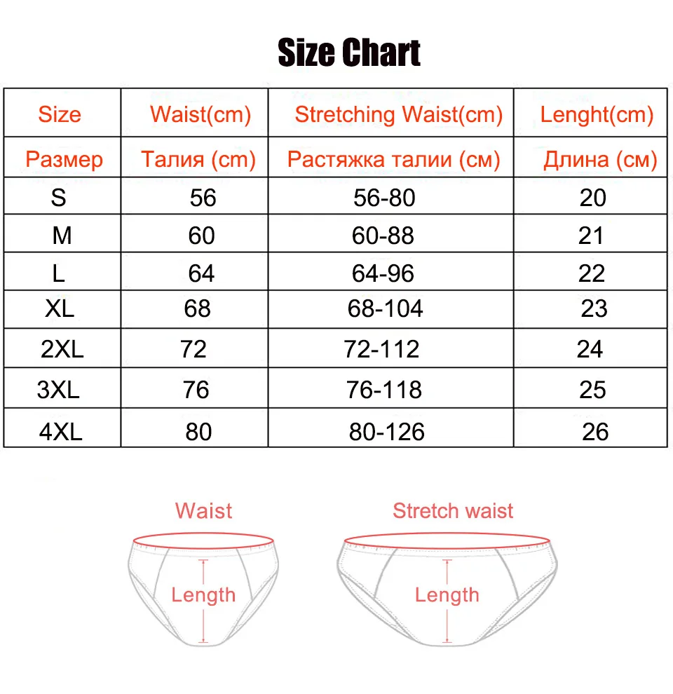 Трусы женские размера плюс хлопковые дышащие 6 цветов | Женская одежда