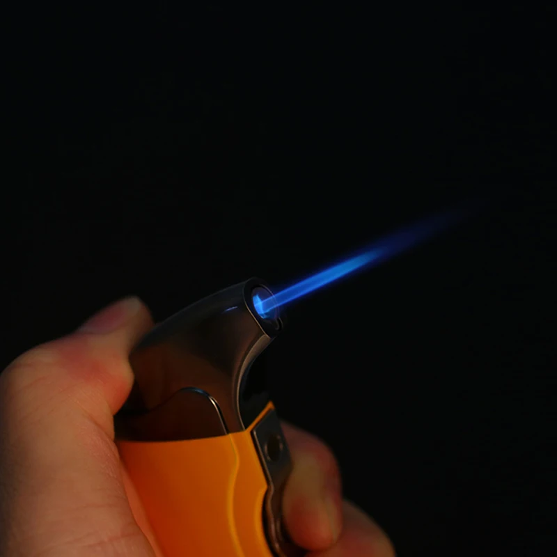 COHIBA ветрозащитный 1 фонарь зажигалка для сигарет с струйным пламенем 2 дырочками