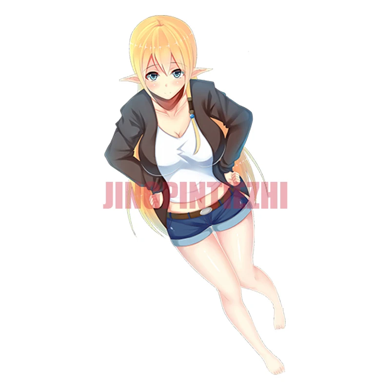 Интересная красочная Автомобильная наклейка для привлекательной девушки ворота