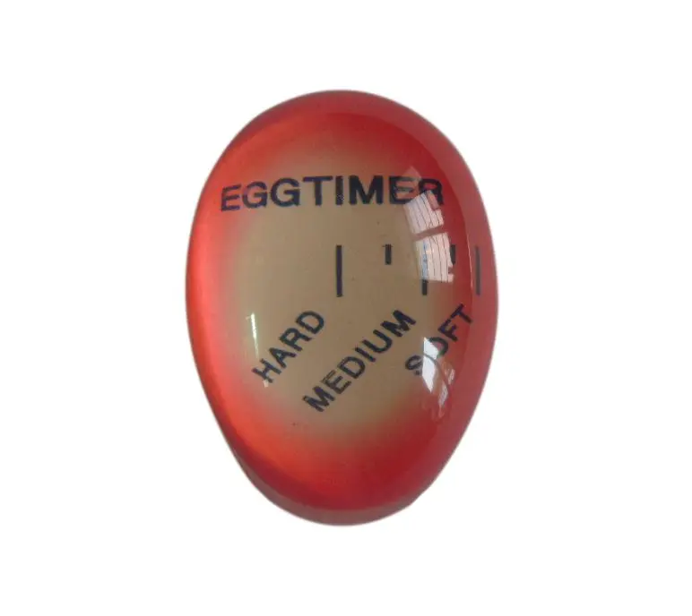 

1Color Changing Egg Timer Resin Material Perfect Boiled Eggs By Temperature Kitchen Helper Egg Timer Red timer tools